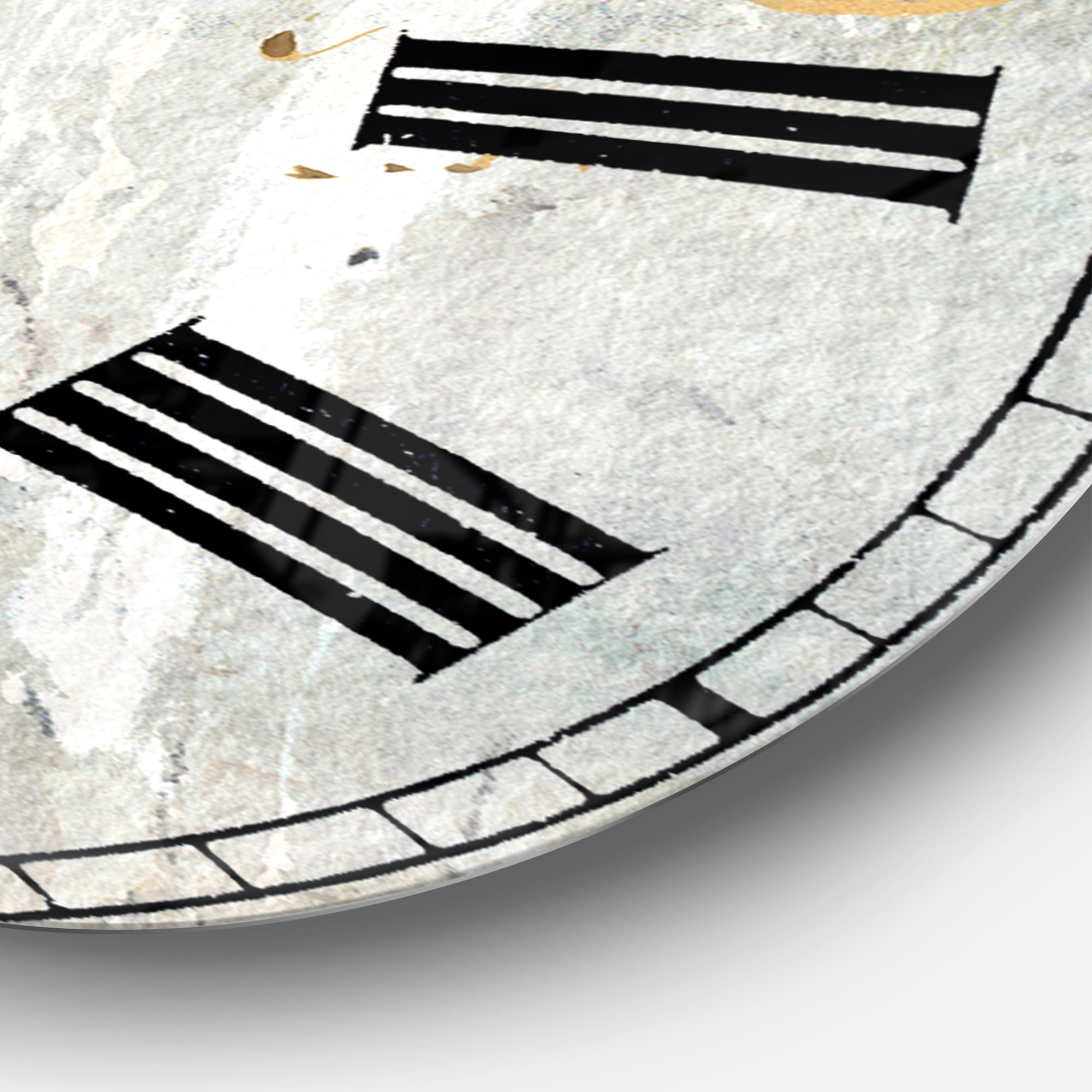 Designart 'A Woodland Walk into the Forest V' Traditional wall clock