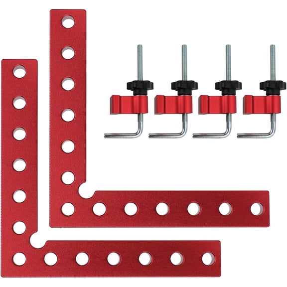 Corner Clamp for Woodworking, 90 Degree Right Angle Clamps, Positioning Clamping Square Tool for Picture Frames, Boxes, Cabinets or Drawers