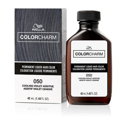 Wella Color Charm Liquid Permanent Hair Color, 50 Cooling Violet 1.4 oz (Pack of 6)