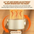 thumbnail image 6 of Homesteed Portable Heater Small Space Desk Heater Quiet Personal Indoor Heater with Dual Heat Settings for Bedroom Bathroom Office, 6 of 8