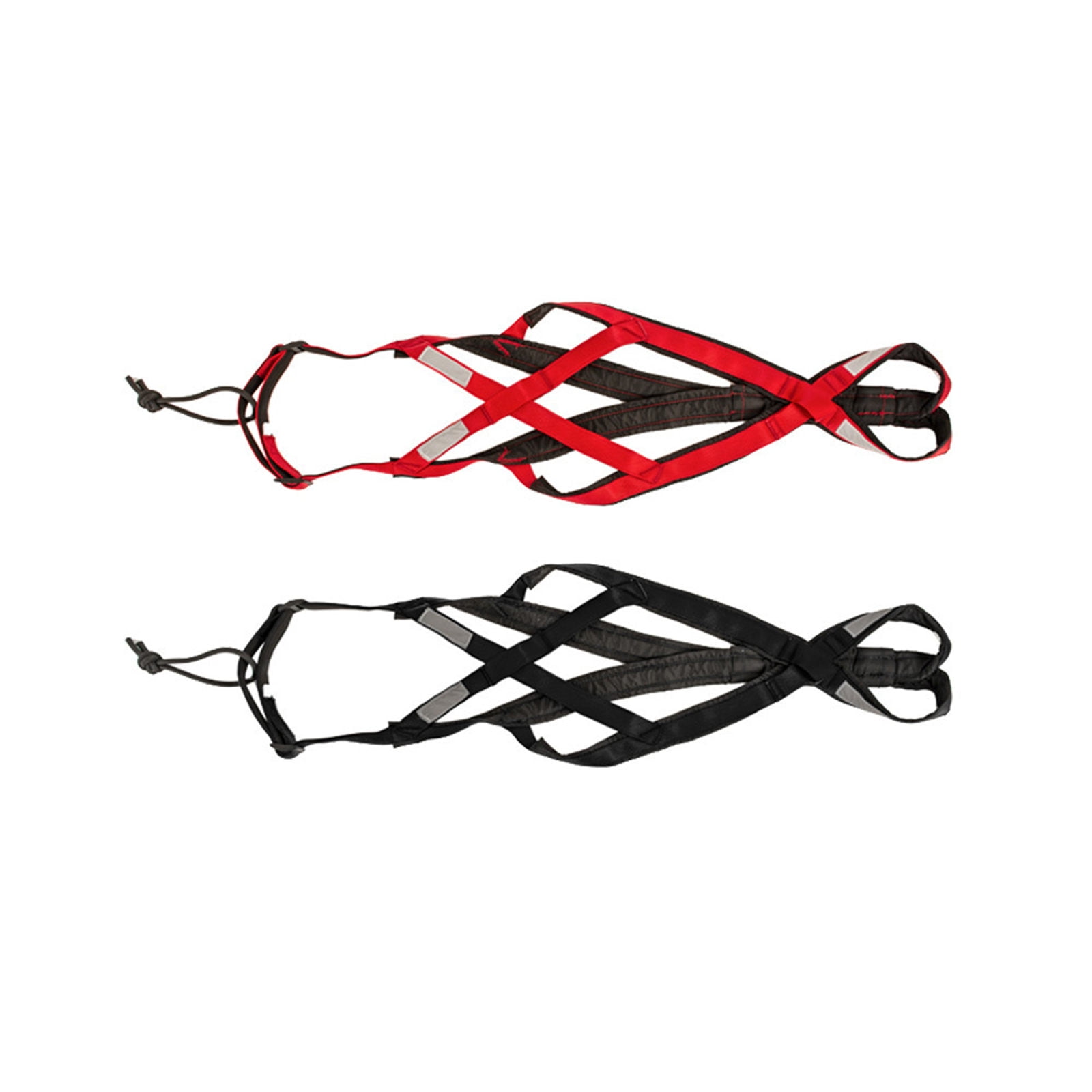 Ergonomic Dog Sledge Harness for Large Breeds Reflective Pet Sledding Skijoring Harness High Strength Chest Strap