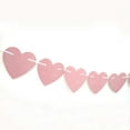 thumbnail image 4 of 3 Meters Sparkling Glitter Paper Heart-shaped Banner String Paper Garland Hanging Bunting Banner Decoration for Wedding, 4 of 8