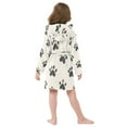 thumbnail image 7 of FORMRS Kids Bathrobe Unisex Hooded Robe Toddler Pajamas Sleepwear, Size 7-9T, Cute Cat Paw, 7 of 7
