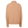 thumbnail image 6 of zaveiop Women's Turtleneck Sweater Chunky Long Sleeve Knitted Pullover Plus Size Casual Trendy 2025 Fall Winter Basic Top (Z-Beige, M), 6 of 6