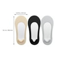 thumbnail image 2 of 3 Pairs Women Low Cut Socks Hidden Socks Invisible Socks for Girl, 2 of 6