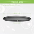 thumbnail image 6 of Unique Bargains 2 Pcs Universal 5.5 Inch Speaker Grills Mesh for Audio Subwoofer 142x6.5mm Grille without Frame Black, 6 of 8