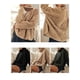 thumbnail image 4 of Mujeres Fleece Pullover Cuello alto Manga larga Fuzzy Warm Casual Sudaderas Romacci Sudadera de mujer, 4 of 7