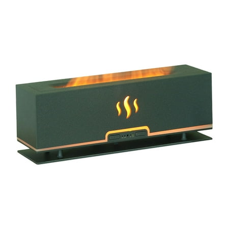 

Flame Diffuser Creative Low Noise Air Humidifier for Hotel Home Living Room Gray
