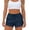 #04 Navy 【Mix, Match & Rotate: Stock Up on Daily Colors】, variant on Women's High Waisted Gym Running Shorts with Pocket, 95% Polyester 5% Spandex, Mid Waisted Liner Shorts, Athletic Fitness Sports Shorts, Workout Running Gym Shorts | VerBelle,Navy M