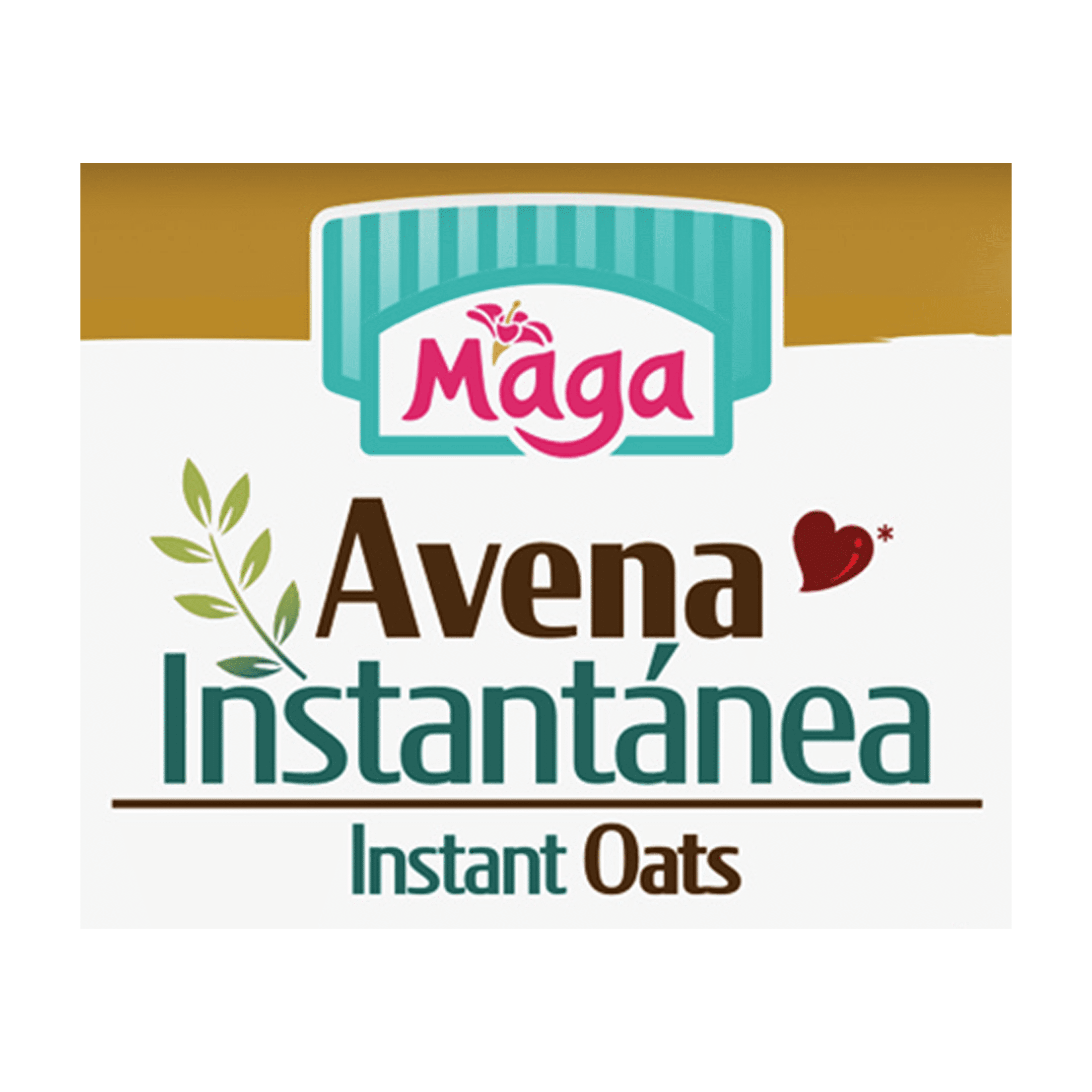 Maga Instant Oats Flakes, NON GMO, 2 lbs (907.2g), Shelf Stable,  Plastic Can