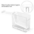 thumbnail image 1 of Coton Rouleau Distributeur Boîte de Rangement Titulaire Type Presse Transparente Organisateur Pratique Conception Exquise Durable pour une Utilisation Professionnelle, à la Maison, au Salon, 1 of 8