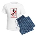 thumbnail image 5 of CafePress - Happy Christmas Krampus Pajamas - Women's Short Sleeve Print T-Shirt and Pants Light Cotton Pajama Set, 5 of 7