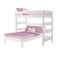 thumbnail image 3 of Max & Lily Solid Wood Bunk Bed, L-Shaped Twin over Full Size Bed Frame for Kids Modern Farmhouse, 3 of 10