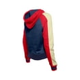 thumbnail image 3 of Women's-New Era  Navy Atlanta Braves Cooperstown Collection Cropped Raglan Pullover Hoodie, 3 of 6