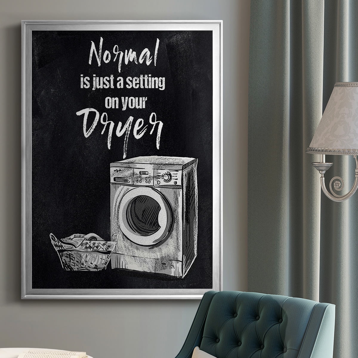Normal Is Just A Setting Premium Framed Print - Ready to Hang