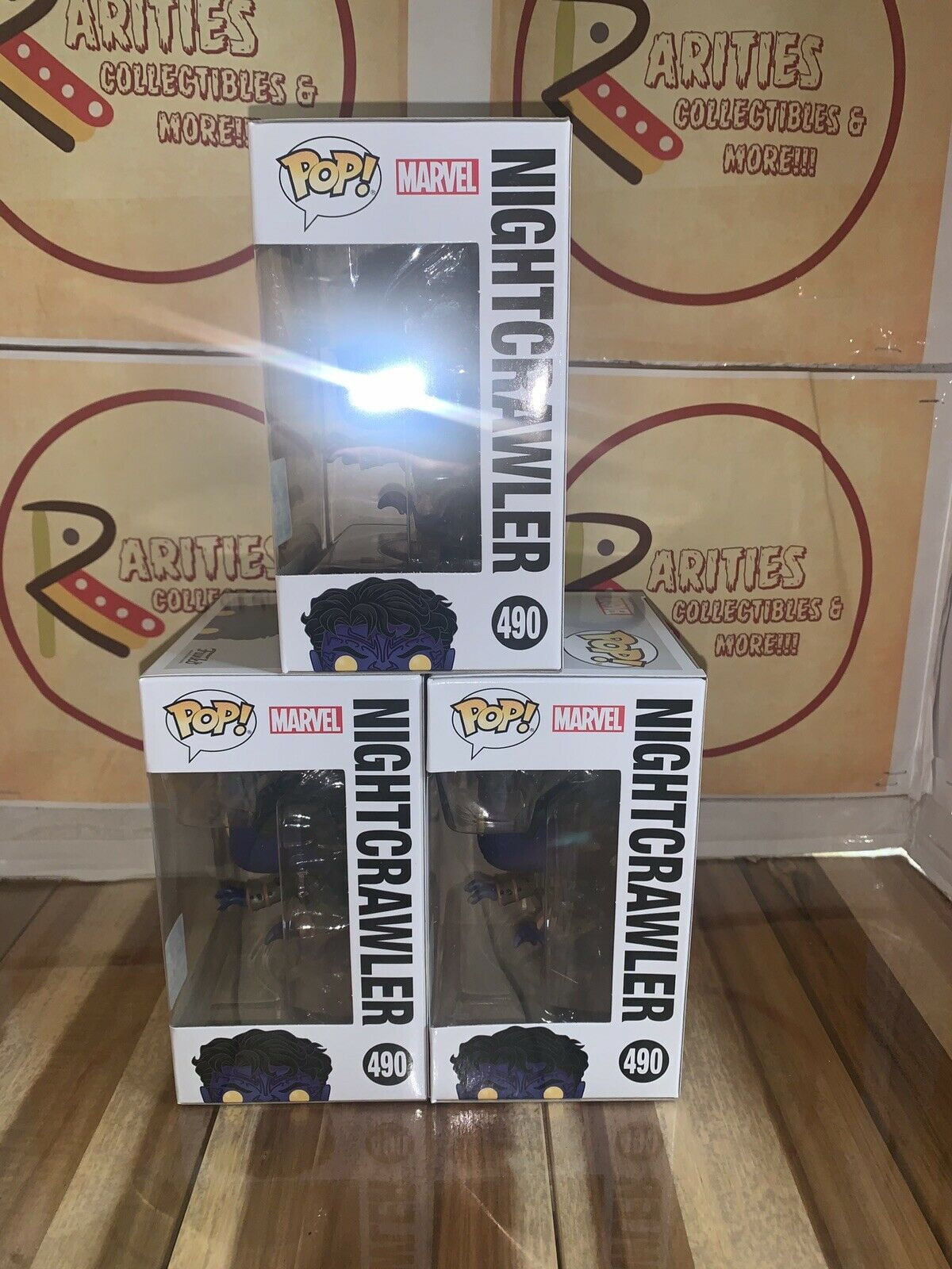 Funko Pop! Marvel #490 Nightcrawler Teleporting (2020 Summer Convention Exclusive)