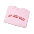thumbnail image 3 of Hot Sauce Queen Sweatshirt Gifts Crew Neck Shirt Long Sleeve Unisex, 3 of 7