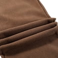 thumbnail image 7 of Men's Thick Fleece Winter Corduroy Pants Heavyweight Warm Sherpa Lined Athletic Jogger Sweatpants with Pockets Brown, 7 of 7