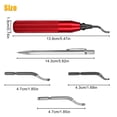 thumbnail image 4 of ARCADORA Metal Deburring Tool For 3D Printing Resin Plastic Metal Work With BS1010 BK3010 Blades Pointed Tiles Cutter Pen, 4 of 10