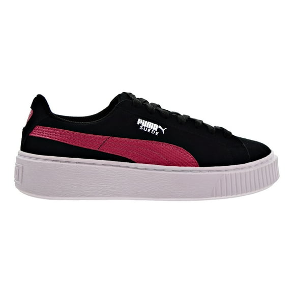 Puma Suede Platform Snk Jr Big Kid's Shoes Puma Black/Love Potion 363906-01