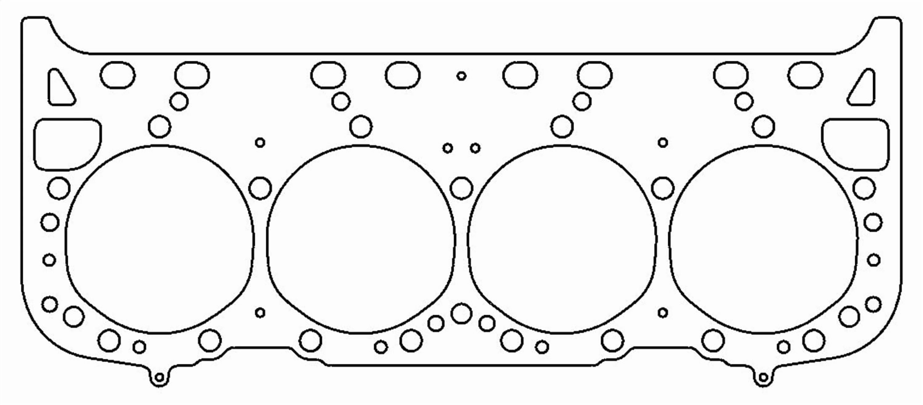 Cometic Gasket Automotive C5645-051 Cylinder Head Gasket Fits select: 1992-1995,1996 CHEVROLET CORVETTE