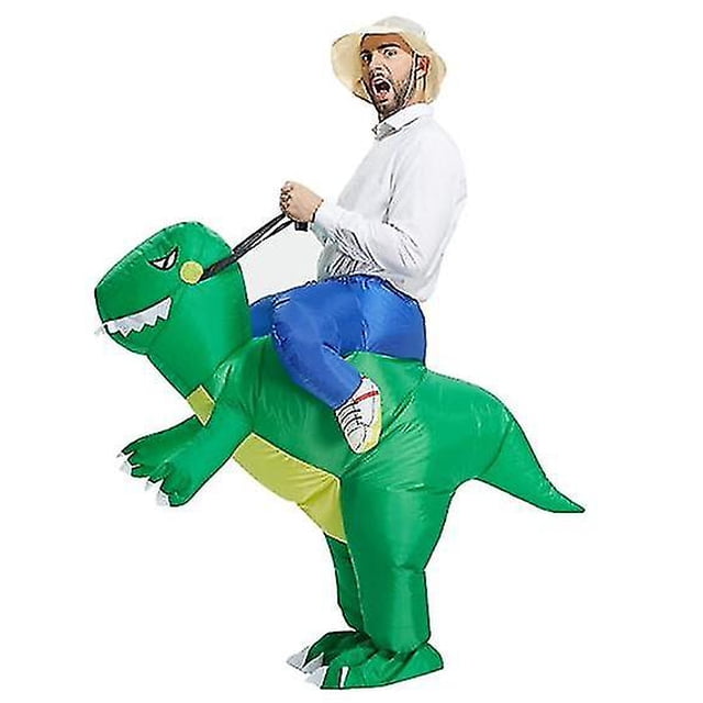 Disfraz de dinosaurio inflable para hombre oso de fresa Hogar