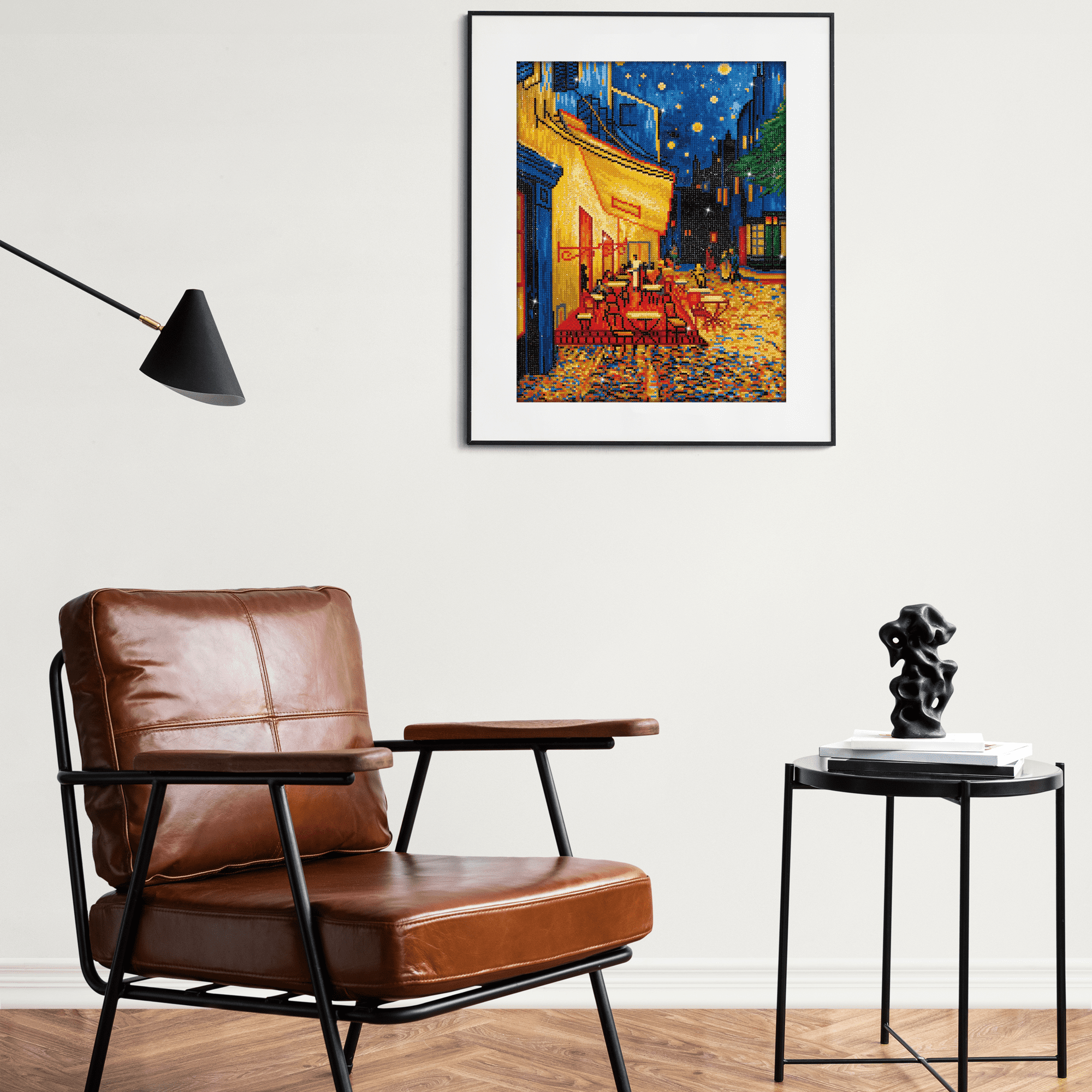 Diamond Dotz Cafe at Night (Van Gogh) Diamond Painting Kits for Adults - Diamond Art Kits a Relaxing Creative Craft Kit with Dotz Gems