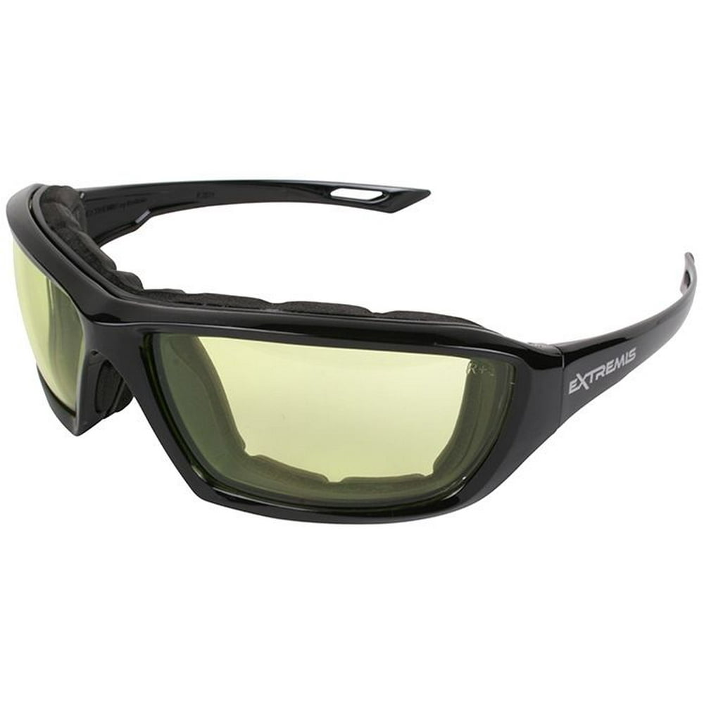 Radians Extremis Safety Glasses with Black Gloss Frame and Low IR Anti