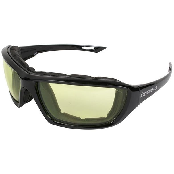 Radians Extremis Safety Glasses with Black Gloss Frame and Low IR Anti