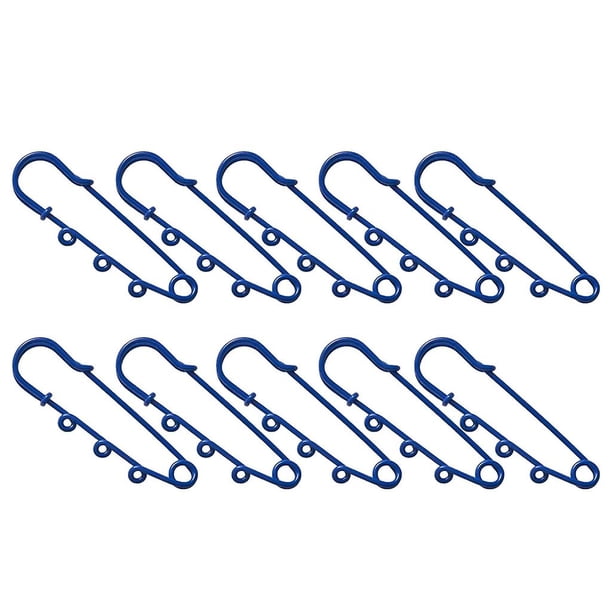 Alfileres de seguridad de alta resistencia con 3 agujeros, accesorios de broche Diy para manualidades de costura artística