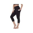 thumbnail image 4 of Thick High Waist Yoga Pants with Pockets, Tummy Control Workout Running Yoga Leggings for Women, 4 of 4