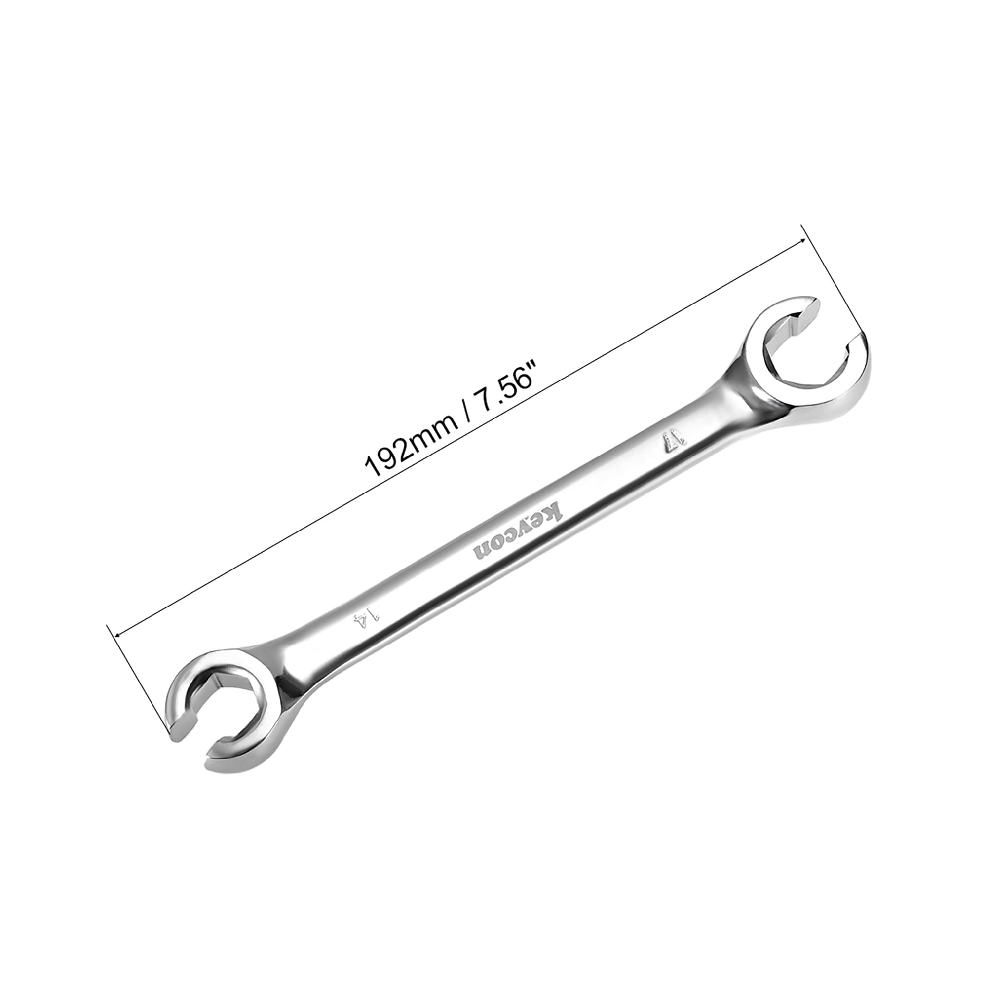 2 Pcs 10mm x 12mm Metric Double Open End uxcell Flare Nut Wrench 