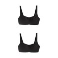 thumbnail image 2 of Guardurnaity Sujetadores sin costuras Sujetador Ropa interior Mujer Sexy Intimates Acolchado Cómodo Inalámbrico Deporte Ultrafino Negro 2piezas, 2 of 6
