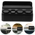thumbnail image 1 of OULII 2pcs Car Paperwork Organizer Coin Holder PP Black For Traveling, 1 of 8