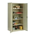 thumbnail image 3 of Hirsh Welded Steel Storage Cabinet with 2 Adjustable Shelves, 24"D x 36"W x 72"H, Putty, 3 of 8