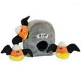 thumbnail image 2 of ZippyPaws - Holiday Burrow, Interactive Squeaky Hide and Seek Plush Dog Toy - Spooky Gravestone, 2 of 4
