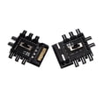 thumbnail image 4 of Seitruly Ventilador de computadora Hub Cooler Splitter Connector PWM Cooling 2 Level Speed ​​​​Controller Board Adaptador de toma de corriente Juegos de teclado y mouse para computadora No.02, 4 of 8