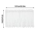 thumbnail image 3 of Lace Floral Lace Curtains Kitchen Coffee Curtains Bedroom Rod Curtains Lace Short Curtains Lace Curtains 54 X 24 Inches 1Panels Polyester Curtains,A,Polyester, 3 of 9