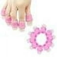 thumbnail image 3 of 10-Pack Pink Acrylic Nail Soak Caps | UV Gel Polish Remover Soakers for Salon & Home Use (39mm x 23mm), 3 of 4