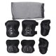 thumbnail image 1 of Equipo de protección para niños, elegantes rodilleras transpirables, coderas y protectores de manos para ciclismo y patinaje sobre ruedas, color negro., 1 of 14