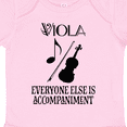 thumbnail image 4 of Inktastic Viola Music Gift Funny Violist Joke Boys or Girls Baby Bodysuit, 4 of 5