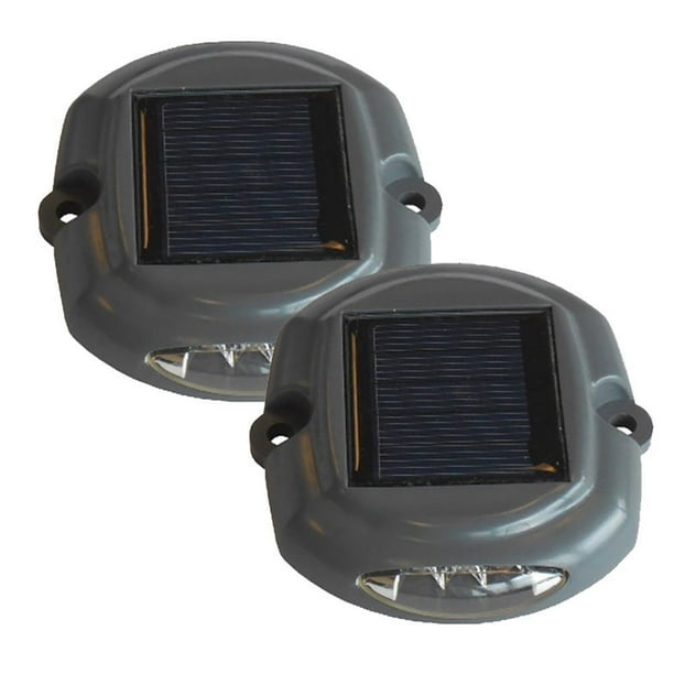 Solar Dock Lights, 2 pack