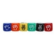 thumbnail image 4 of 6 Pieces Colored Dice Set, Standard Bulk Colors Dices, Classroom Dice, Translucent 6 Sided Games Dice for Board Games, Parties, Classroom Math Games(Pack of 6), 4 of 7