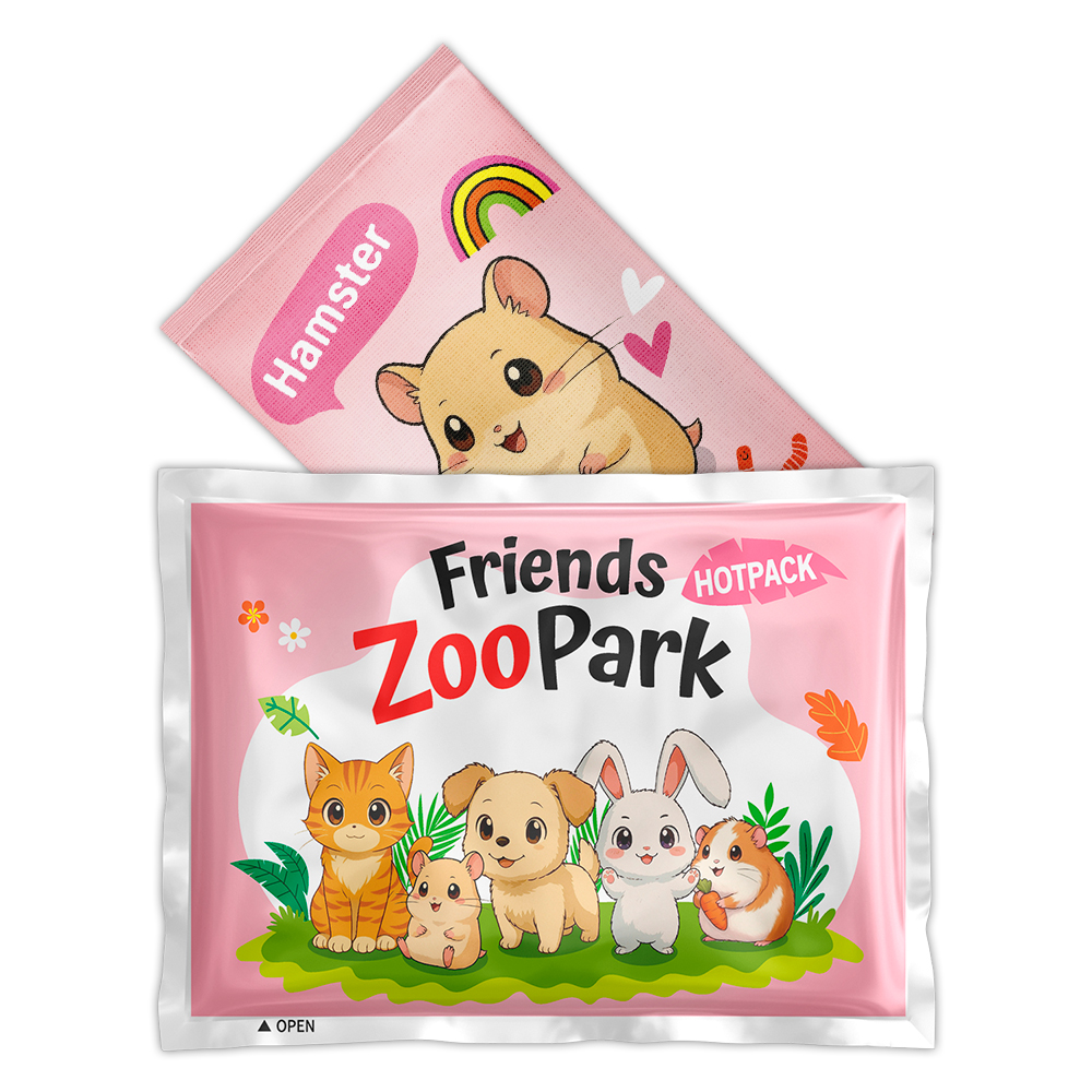 Inlife ZooPark Super Warmer for Hand & Body, All Natural, Safe, Comfort, Ready to Use, 80 packs