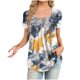 thumbnail image 1 of Blusas de Manga Corta para las Mujeres, Blusa de Camiseta Suelta Casual Hecha de Tela Cómoda para Todo el Uso Diario de Temporada, Blusas para las Mujeres Casual, 1 of 4
