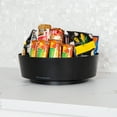 thumbnail image 5 of Mind Reader Snack Carousel, Countertop Organizer, Snack Tray, 12"L x 12"W x 4"H, Black, 5 of 7