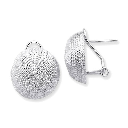 Silver Ball Drop - 925 Sterling Silver Beaded Ball Drop Earrings