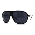thumbnail image 1 of Lunettes de Soleil Rétro Oversize Sportives Classiques pour Hommes Tout Noir, 1 of 4