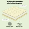thumbnail image 4 of Qocolhg Summer Cooler Quilt, Washable & Lightweight Summer Comforter Cooling Blanket for All Season Use, Machine Washable, Bedding Soft Coverlet Conditioned Quilts for Kids, 39x59 inch, Yellow, 4 of 7