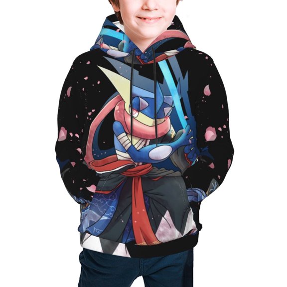 Youth Cartoon Hoodie Fashion Long Sleeve Kids Pullover Coat Casual Hoody Hooded Sweatshirts for Boys Girls